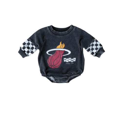 Court Culture X Everyday Leisure Checkerboard Bubble Romper