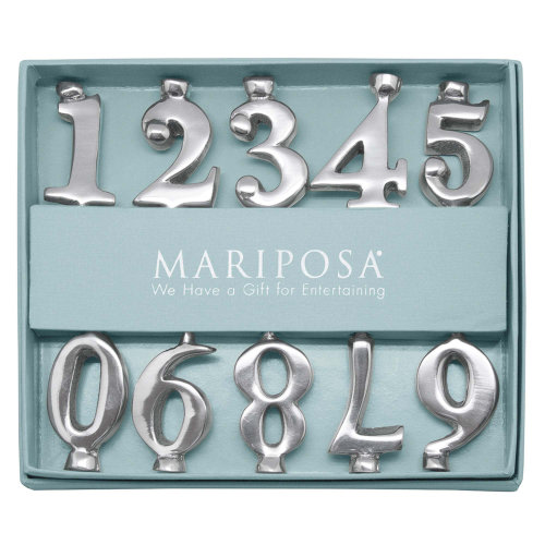 Mariposa 10 Piece Let's Celebrate Small Metal Candlestick Set | Perigold