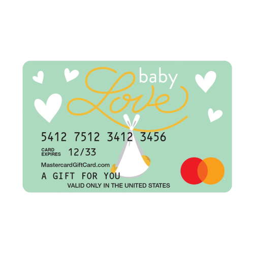 Mastercard $20-$500 eGift Card Baby Love (Plus $6.84 Purchase Fee) [Email Delivery]