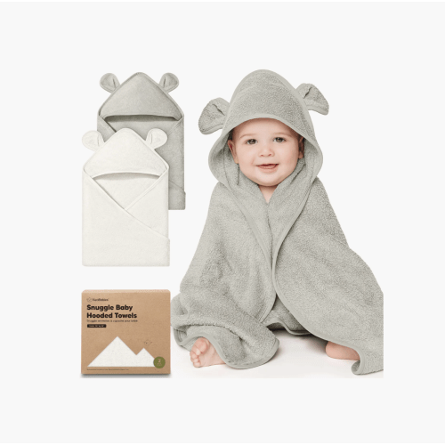 2-Pack Snuggle Hooded Towels
KeaBabies
Color: Graphite