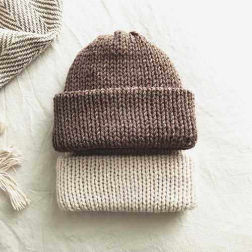 Baby Beanie Soft Merino Wool Beige Knitted Newborn Hat Gender Neutral Gift Come Home Outfit Photo Prop