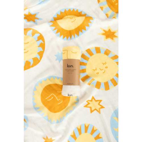 Organic Muslin Swaddle - Sunny Day – Kiin ®