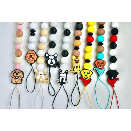 Dog Pacifier Clip/ Golden Retriever / Doodle / French Bulldog / Boston Terrier / German Shepherd/ Labrador Retriever
