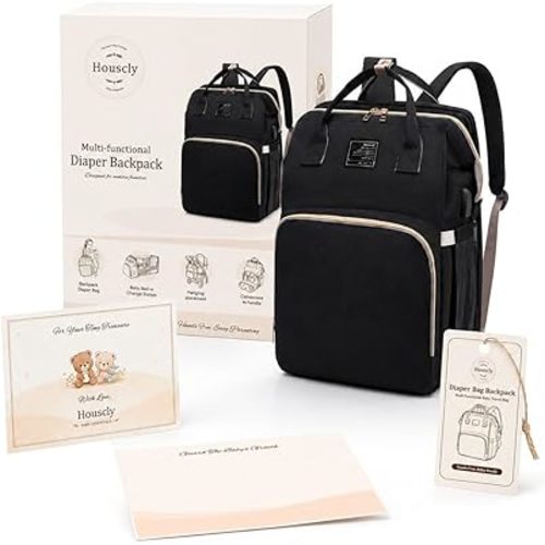Black boy Diaper Bag Backpack: Baby toddler Bags with Changing Station for Women Men Girls Mom Dad Large Travel Backpack Pañaleras Modernas Para Bebe Niña Niño Newborn Essentials Baby New Born Gift