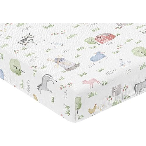 Muslin Crib Sheets (Farm Animals)