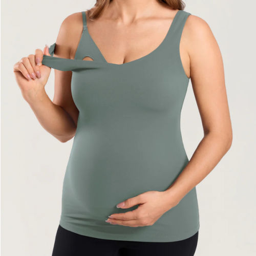 MOMANDA Naterlax® V Neck Nursing Tank Top