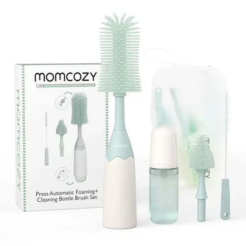 Momcozy Baby Bottle Brush, Green