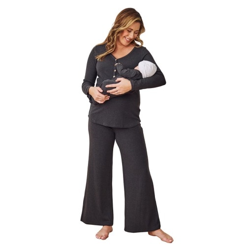 Isabelle Nursing/Maternity Pajamas & Baby Gown Set