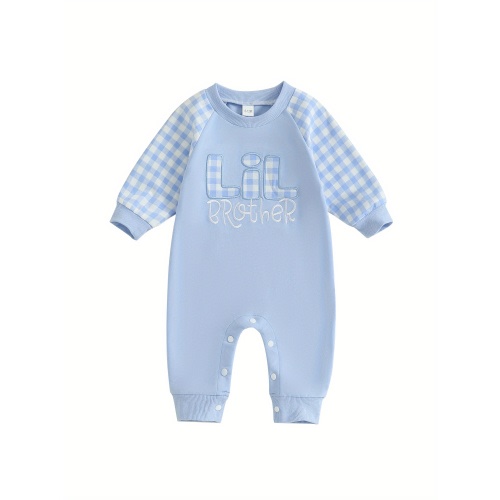 infant newborn baby boy fall romper print letter - Temu