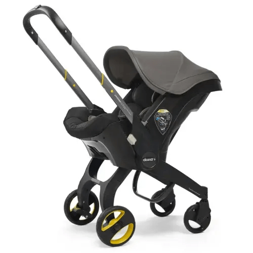 Doona All-in-One Convertible Car Seat & Stroller — FAA-Certified, Grey Hound Finish
