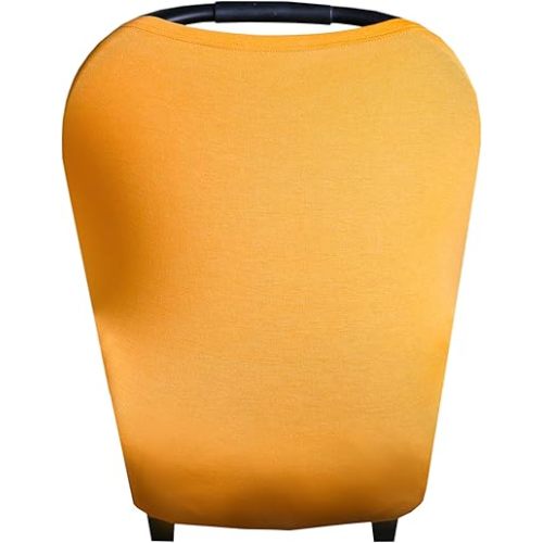 Copper Pearl Multi-Use Cover: Car Seat Covers, Nursing Cover, and Stroller Cover for Sun - Stretchy Fabric, All-Season Use, Stylish Designs, Easy Access for Moms - Solar