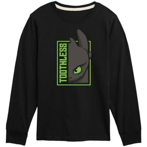 How to Train Your Dragon - Toothless - Toddler & Youth Long Sleeve Graphic T-Shirt