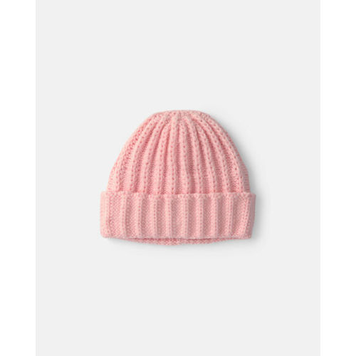 Baby Girl Ribbed Beanie - Light Pink | Carter's