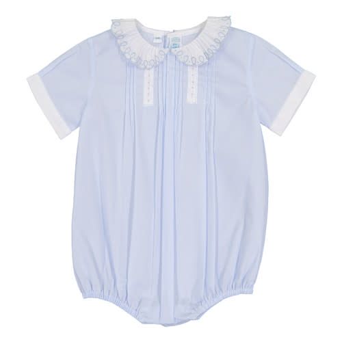 Boys Vintage Scalloped Collar Creeper | Feltman Brothers