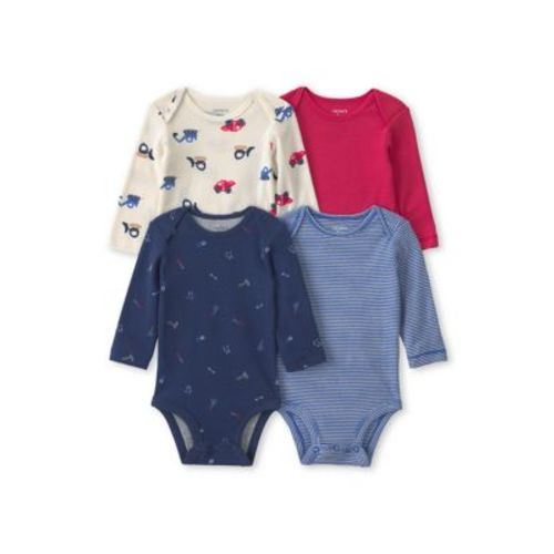 Carter's® Baby Boys Print Bodysuit - Pack of 4 | Belk