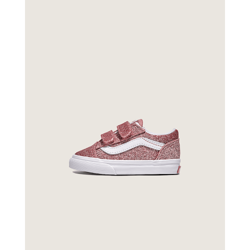 Toddler Old Skool V Shoe in Rose Gold Pink | Vans