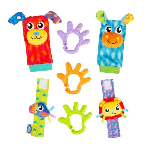 Playgro Pals Wrist And Foot Finder Rattle Pack