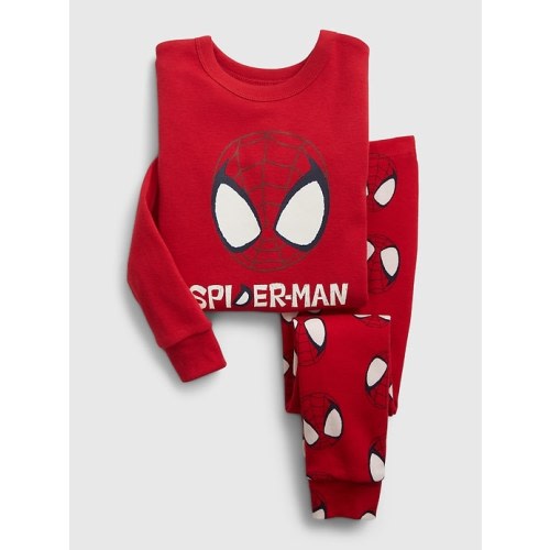 babyGap | Marvel Spider-Man 100% Organic Cotton Graphic PJ Set in modern red