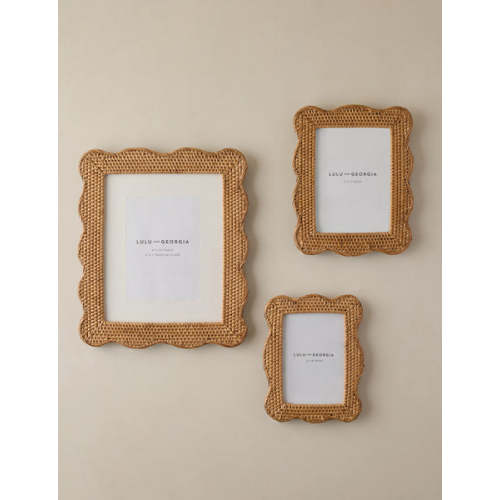 Tyna Rattan Picture Frame- 8x10