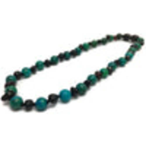 12.5 or 14 inch Baltic Amber Necklace Polished Cherry & Green Jade