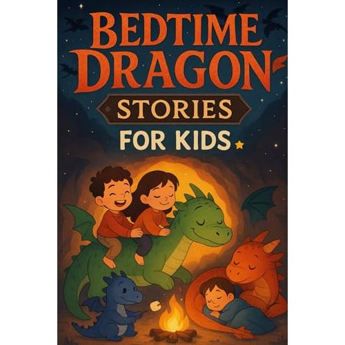 Bedtime Dragon Stories for Kids: Soar into Bedtime Dragon Tales of Courage, Magic & Fiery Adventures! (Perfect for Young Fantasy Lovers & Dreamers)