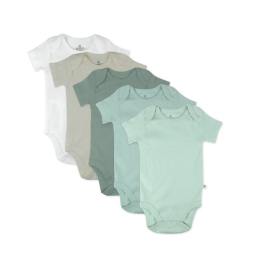 5-Pack Organic Cotton Short Sleeve Bodysuits | Honest Baby Clothing