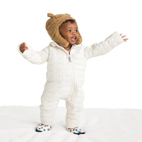 THE NORTH FACE Baby Thermoball One-piece | Recycled Synthetic Insulated Snowsuit With Hood & Mittens, Microfleece Lining