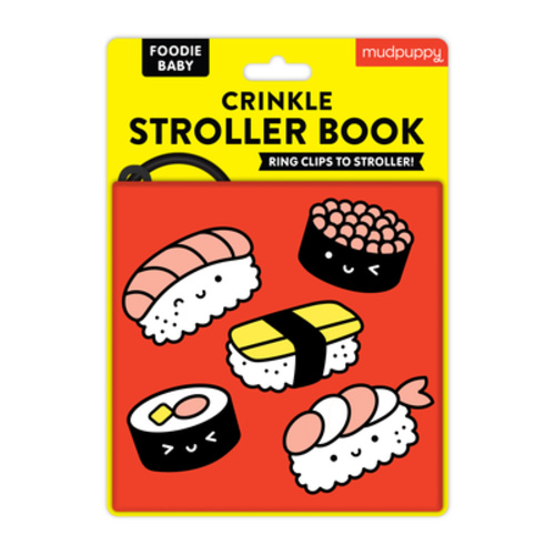 Foodie Baby Crinkle Fabric Stroller Book | Longfellow Books