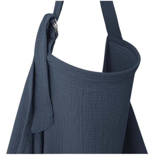 Breathable 100% Cotton Muslin Nursing Cover – Breastfeeding Privacy Apron with Arch Neckline, Versatile Stroller Cover & Multi-Use Baby Shower Gift