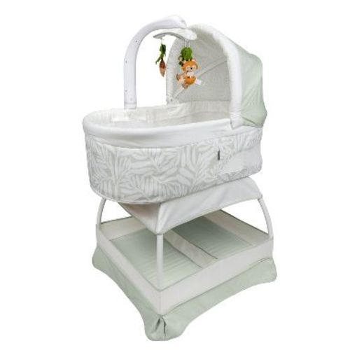 TruBliss Sweetli Calm Bassinet Sage Fern Leaves