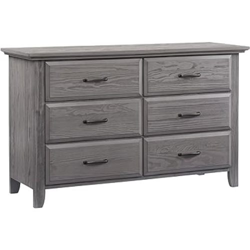Soho Baby Chandler Premium 6-Drawer Dresser, Graphite Gray, GreenGuard Gold Certified