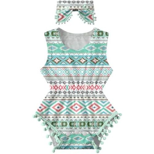 Baby Girl Clothes 0-24 Months Floral Sleeveless Newborn Romper Jumpsuit Outfit Set with Headband