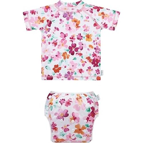 babygoal Baby Swimsuits with Reusable Swim Diaper 2 Piece Bathing Suit UPF 50 Sun Protection for Infant Toddler Boy Girl