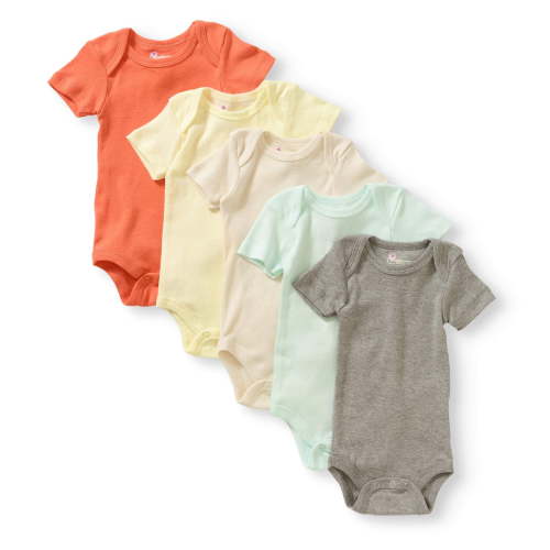 Newborn Baby Unisex 5-Pack Bodysuit