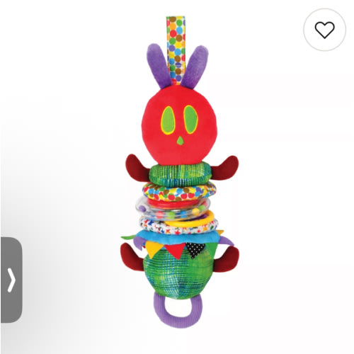 The World of Eric Carle Jiggle Caterpillar Pull Toy by Kids Preferred
