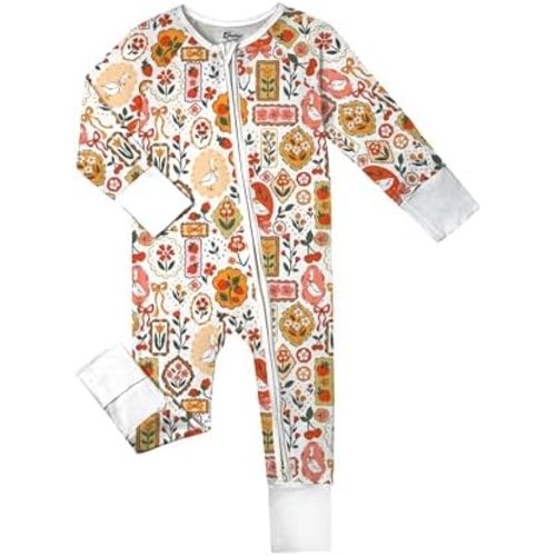 Weiwei Bamboo Viscose Baby Pajamas Boys Girls, 2-Way Zipper Romper, YKK, Preemie & Newborn Sleepers 0-24 Months
