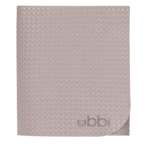 Ubbi On-The-Go Diaper Changing Baby Mat, Soft and Comfortable Diaper Bag Accessory Must Have for Newborns, Easy to Clean, Portable Folding Pad, Baby Traveling Accessories, Taupe