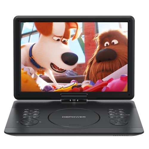 16.9" Portable DVD Player with HD Swivel Large Screen,Support USB/SD/ DVD/TV Sync(Do Not Support Blu-Ray)