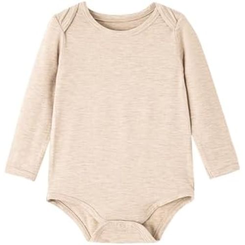 Baby Bodysuits Unisex Bodysuit Boys Girls Clothes Snap Viscose from Bamboo Infant Toddler wear NB-24Moths