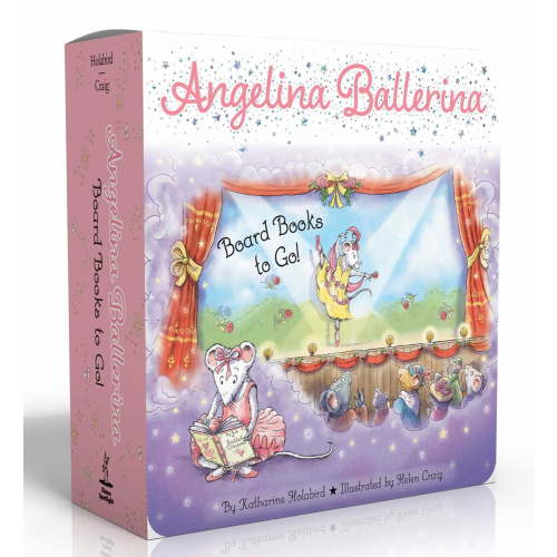 Angelina Ballerina Board Books to Go! (Boxed Set): Center Stage; Big Dreams!; Angelina Ballerina by the Sea (Combined volume) (Board Book)