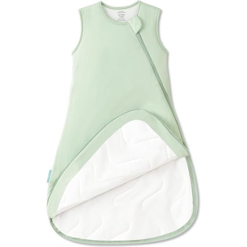 PurComfy Supersoft Sleep Sack 1.0 TOG, Premium Bamboo Viscose Baby Sleeping Bag 2-Way Zipper Sleep Sack Baby Wearable Blanket