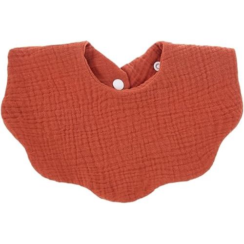 Baby Muslin Bandana Drool Bibs (Red)