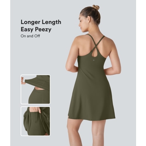 SoftlyZero™ Plush Backless Active Dress-Longer Length-Easy Peezy Edition