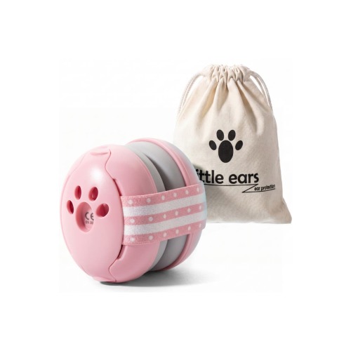 Lightweight Ultra Soft Baby Earmuffs with Travel Bag, One Size