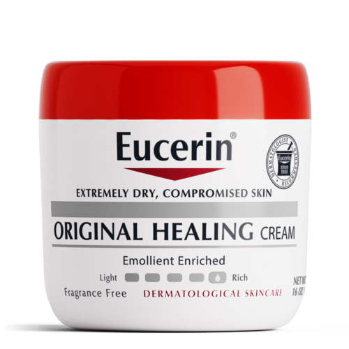 Eucerin Original Healing Cream, Intensive Moisturizer for Dry, Sensitive Skin, 16 oz Jar