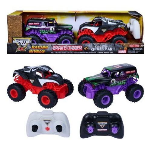 Monster Jam Racing Rivals, Official Grave Digger Vs. The Amazing Spiderman RC