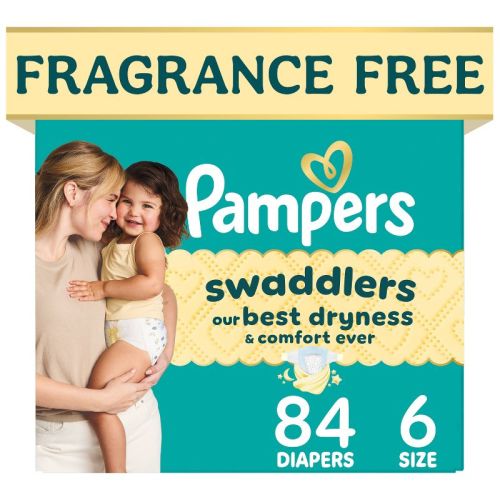 Pampers Swaddlers Sensitive Disposable Diapers - Size 6 - 84ct