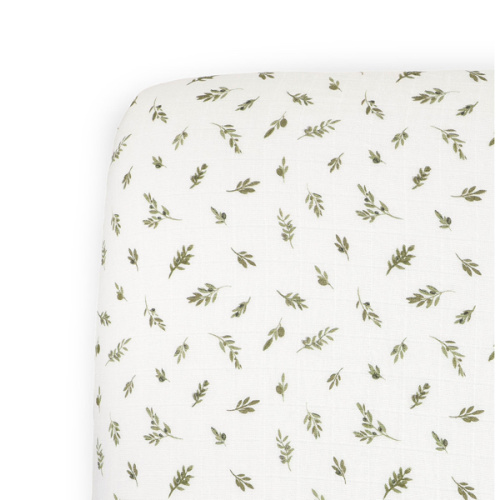 Organic Cotton Muslin Crib Sheet