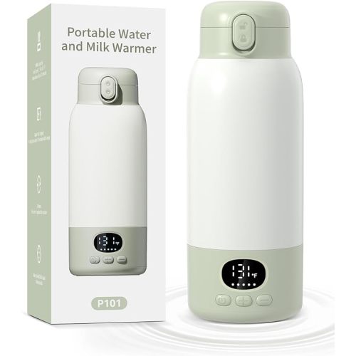 Portable Bottle Warmer for Travel, 45W Fast Charging Milk Warmer 17oz