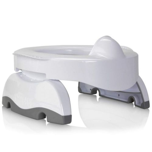 Kalencom Potette Plus Premium 2 in 1 Travel Potty and Toilet Seat Trainer Ring with Built in Pee Guard and Easy Grip Handles